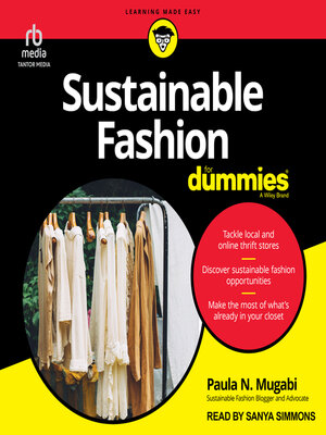 cover image of Sustainable Fashion For Dummies